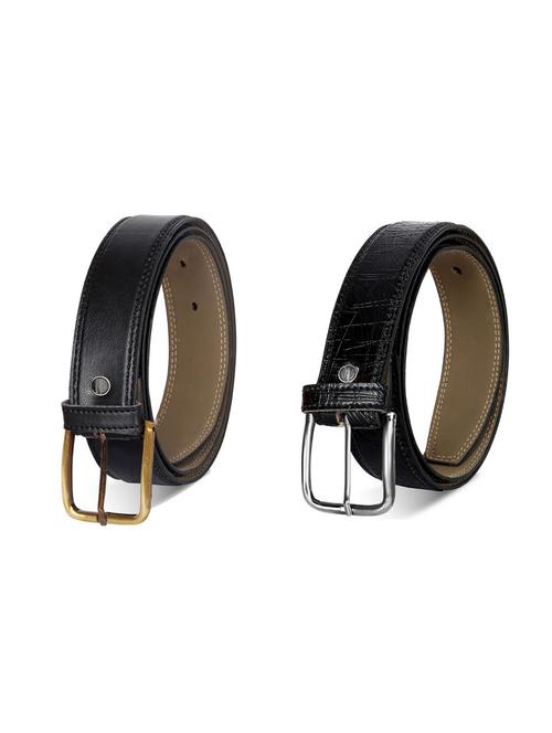 pack of 2 leatherette belt - 19227137 - Very Small Image - 1