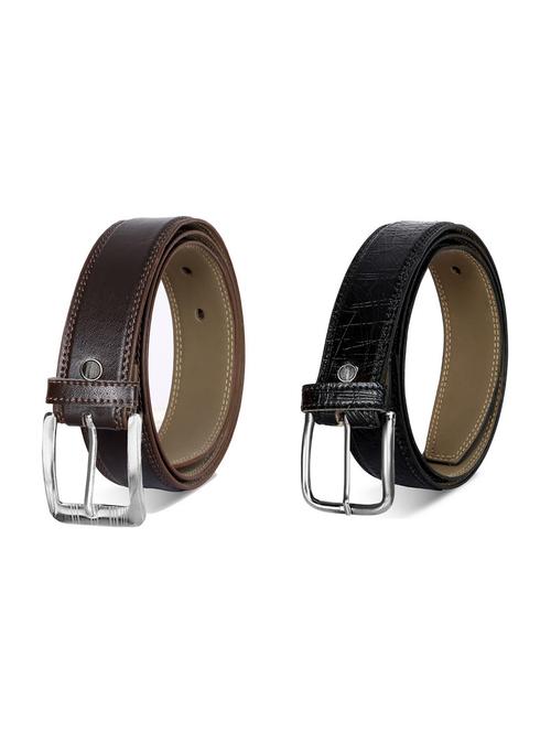 pack of 2 leatherette belt - 19227146 - Very Small Image - 1