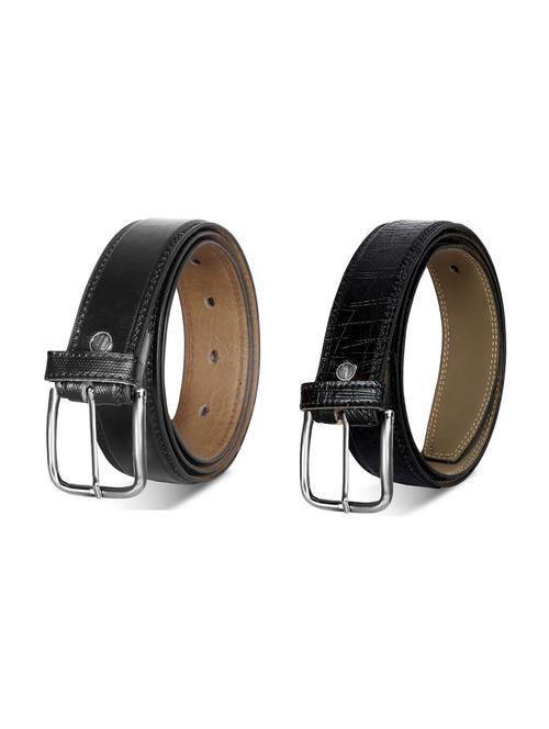 pack of 2 leatherette belt - 19227156 - Very Small Image - 1