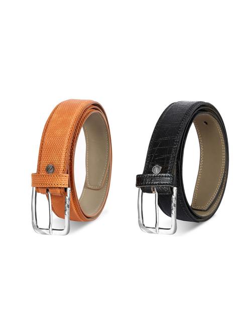 pack of 2 leatherette belt - 19227218 - Very Small Image - 1