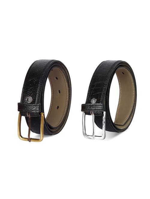 pack of 2 leatherette belt - 19227222 - Very Small Image - 1