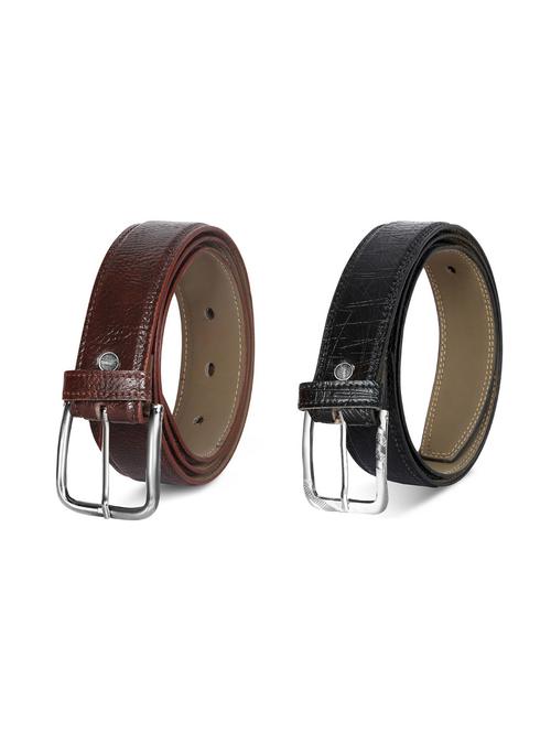 pack of 2 leatherette belt - 19227229 - Very Small Image - 1