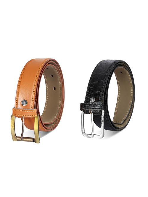 pack of 2 leatherette belt - 19227250 - Very Small Image - 1