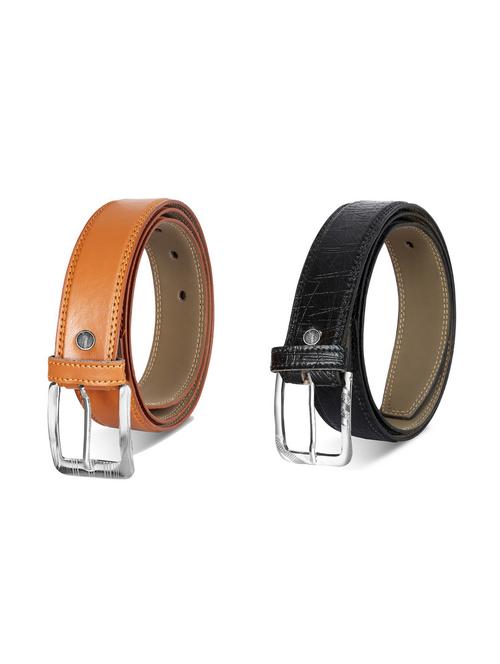 pack of 2 leatherette belt - 19227255 - Very Small Image - 1