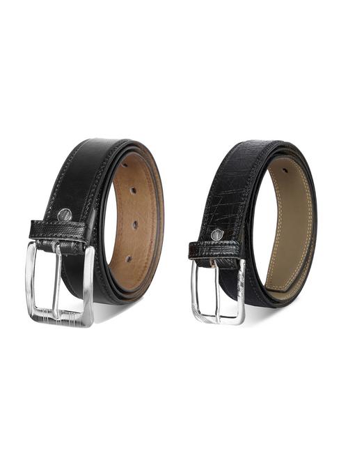 pack of 2 leatherette belt - 19227261 - Very Small Image - 1