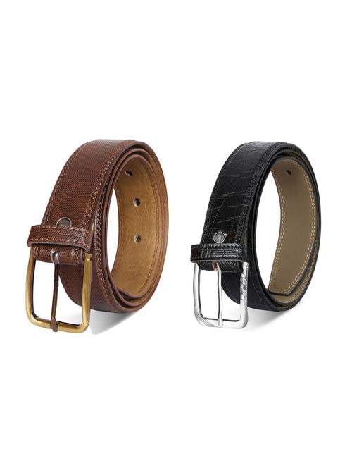 pack of 2 leatherette belt - 19227264 - Very Small Image - 1