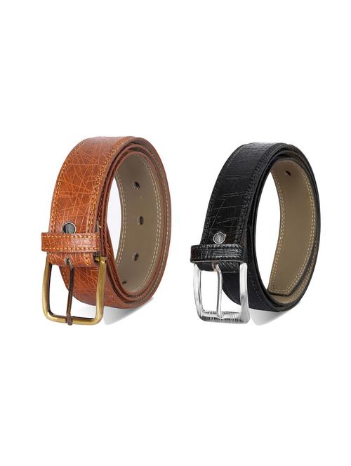 combo pack of multi colored leatherette belts - 19227282 - Very Small Image - 1