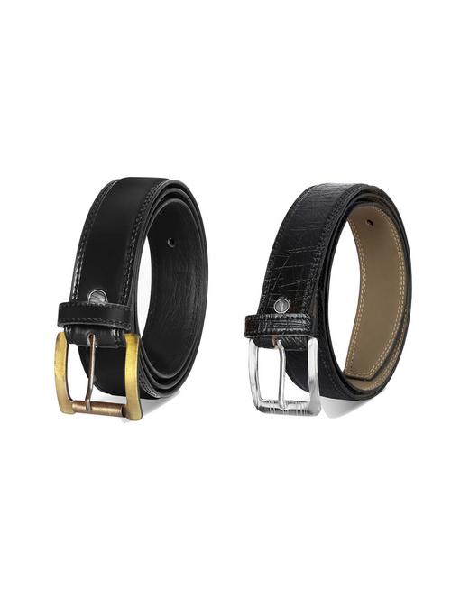 combo pack of black leatherette belts - 19227286 - Very Small Image - 1
