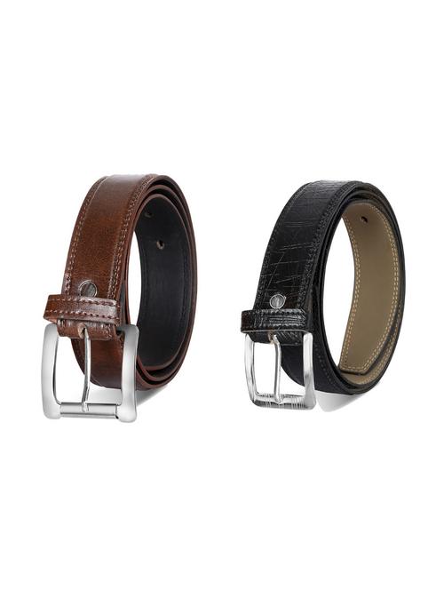 combo pack of multi colored leatherette belts - 19227293 - Very Small Image - 1