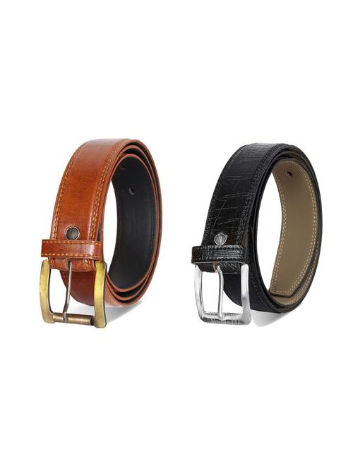 combo pack of multi colored leatherette belts - 19227298 - Very Small Image - 1