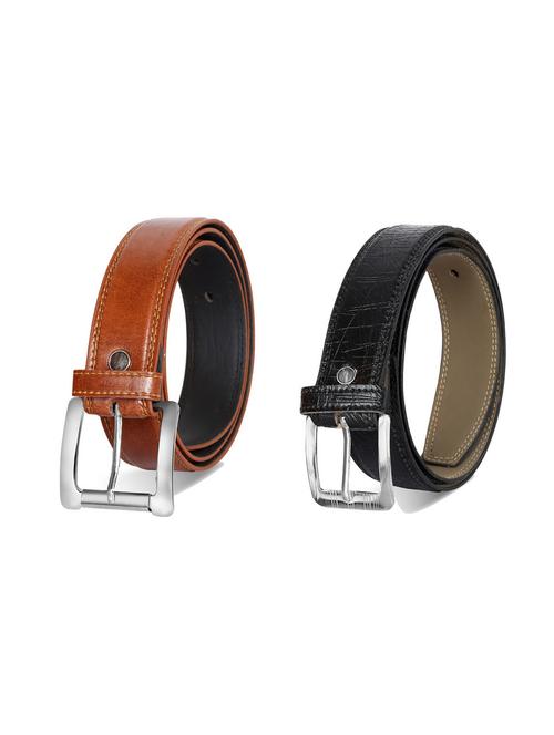 combo pack of multi colored leatherette belts - 19227299 - Very Small Image - 1