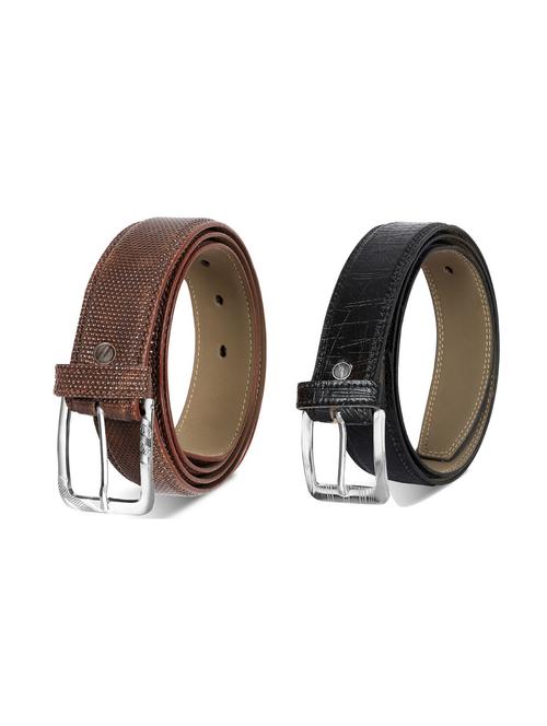 combo pack of multi colored leatherette belts - 19227314 - Very Small Image - 1