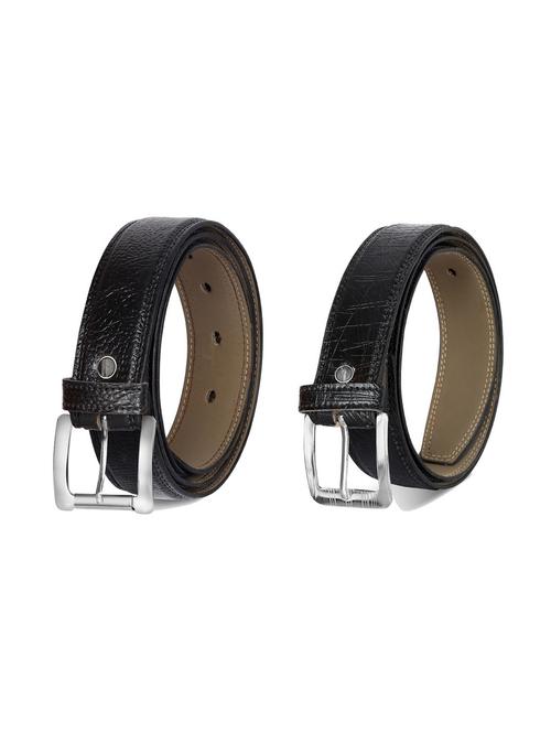 combo pack of black leatherette belts - 19227323 - Very Small Image - 1