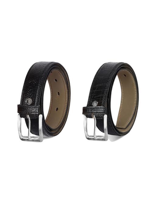 combo pack of black leatherette belts - 19227327 - Very Small Image - 1