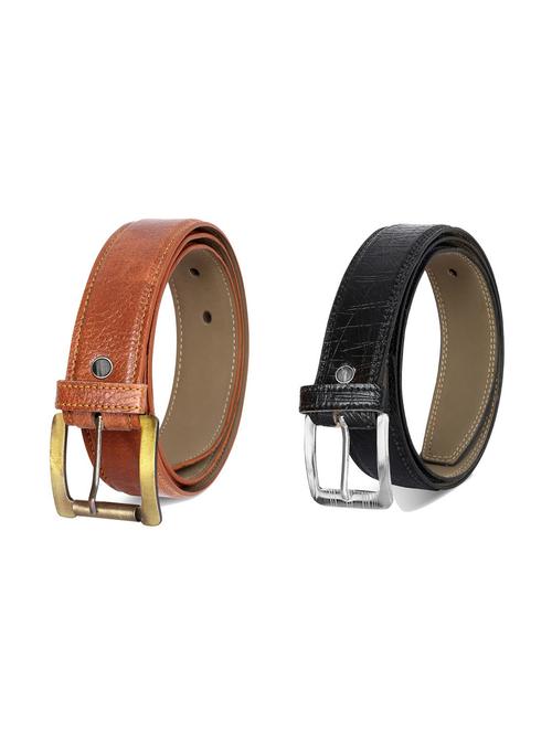 combo pack of multi colored leatherette belts - 19227334 - Very Small Image - 1