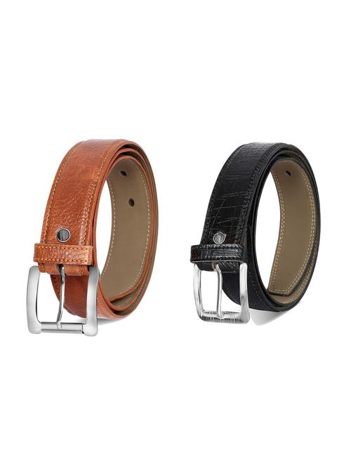 combo pack of multi colored leatherette belts - 19227335 - Very Small Image - 1