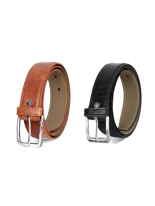 combo pack of multi colored leatherette belts - 19227338 - Very Small Image - 1