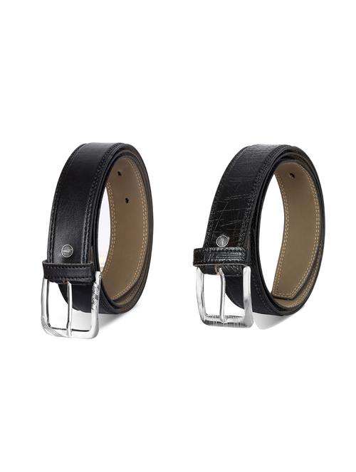 combo pack of black leatherette belts - 19227344 - Very Small Image - 1
