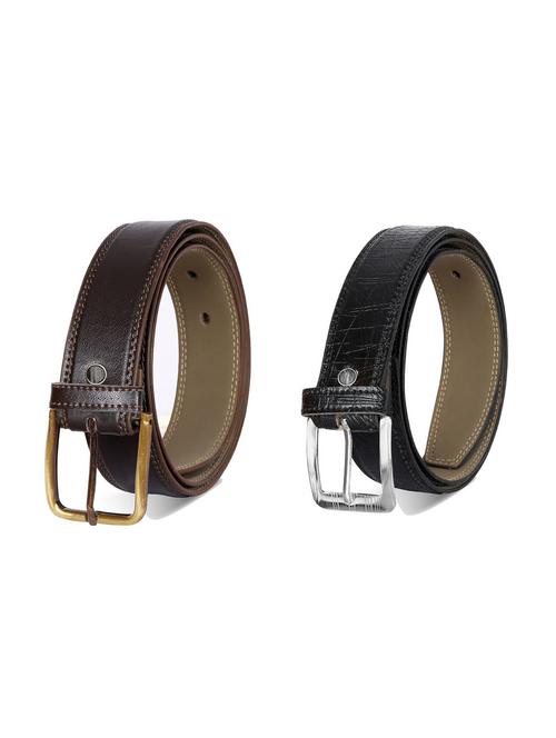 combo pack of multi colored leatherette belts - 19227348 - Very Small Image - 1