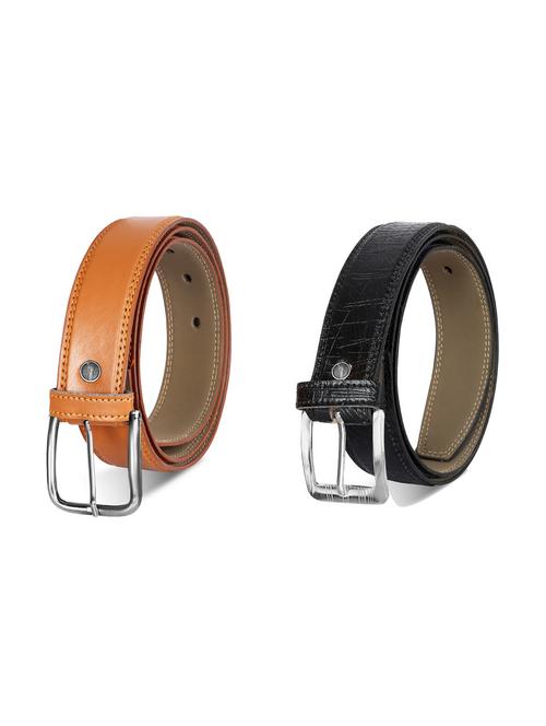 combo pack of multi colored leatherette belts - 19227355 - Very Small Image - 1