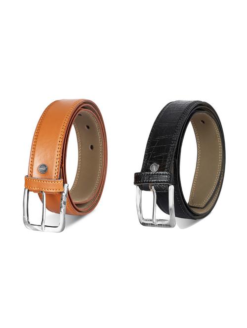 combo pack of multi colored leatherette belts - 19227356 - Very Small Image - 1
