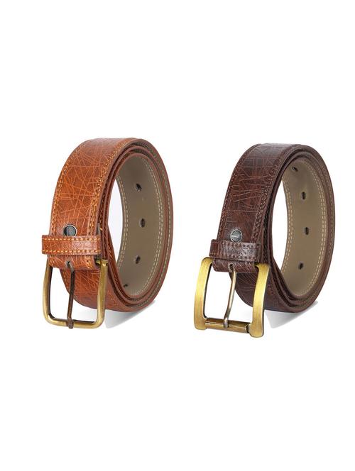 combo pack of multi colored leatherette belts - 19227383 - Very Small Image - 1