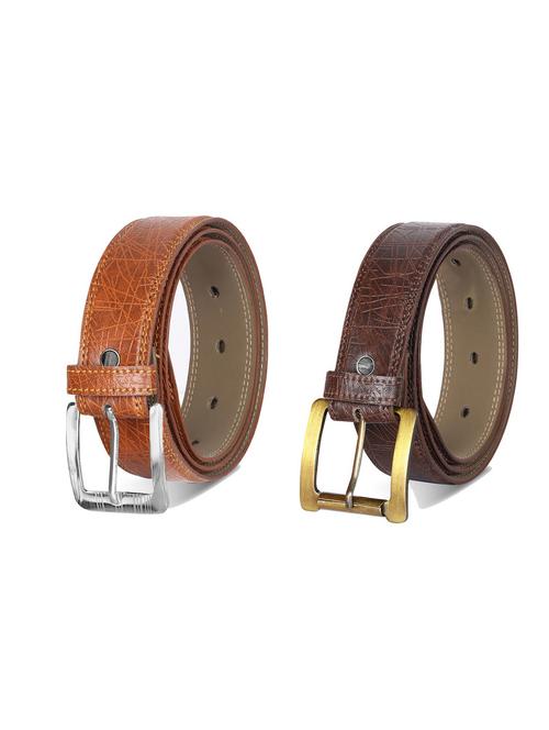 combo pack of multi colored leatherette belts - 19227386 - Very Small Image - 1