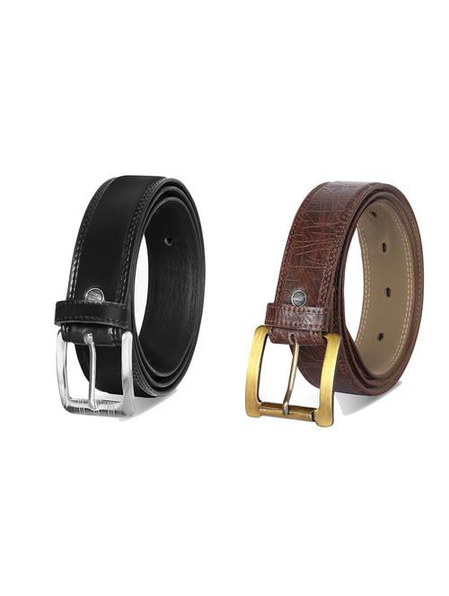 combo pack of multi colored leatherette belts - 19227392 - Very Small Image - 1