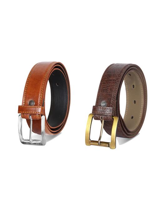 combo pack of multi colored leatherette belts - 19227404 - Very Small Image - 1