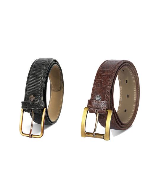 combo pack of multi colored leatherette belts - 19227407 - Very Small Image - 1