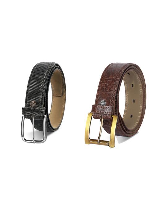 combo pack of multi colored leatherette belts - 19227408 - Very Small Image - 1