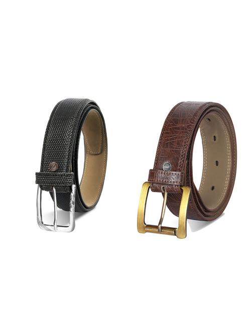 combo pack of multi colored leatherette belts - 19227409 - Very Small Image - 1
