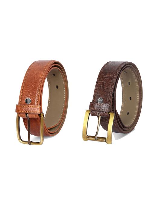 combo pack of multi colored leatherette belts - 19227437 - Very Small Image - 1
