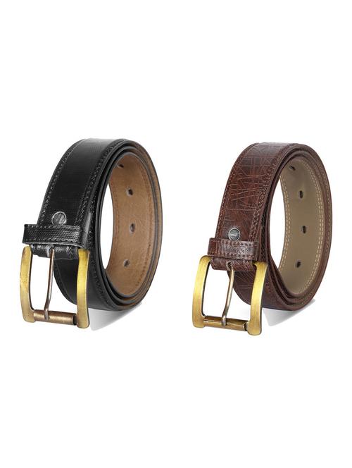 combo pack of multi colored leatherette belts - 19227459 - Very Small Image - 1