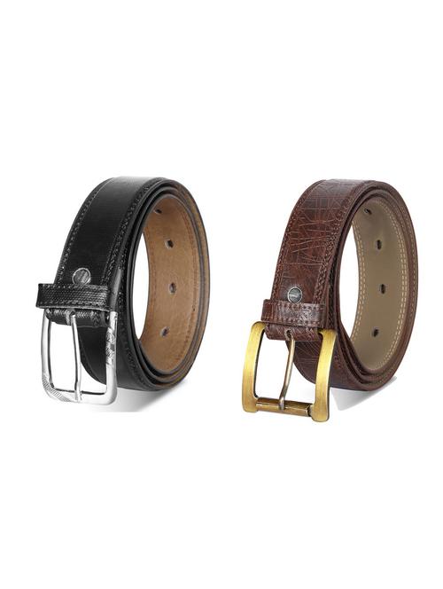 combo pack of multi colored leatherette belts - 19227463 - Very Small Image - 1
