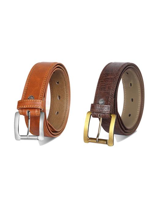 combo pack of multi colored leatherette belts - 19227472 - Very Small Image - 1
