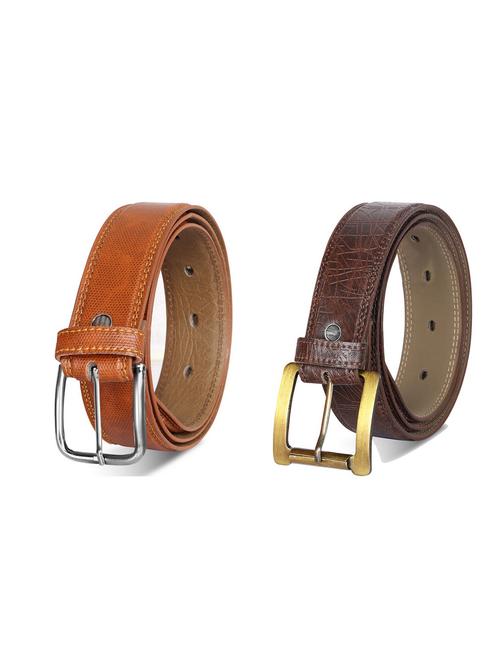 combo pack of multi colored leatherette belts - 19227474 - Very Small Image - 1