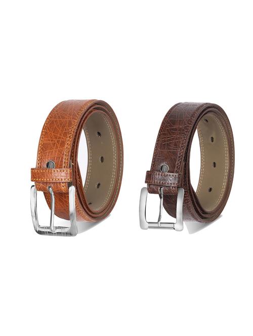 combo pack of multi colored leatherette belts - 19227486 - Very Small Image - 1