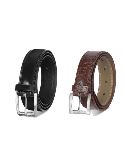 combo pack of multi colored leatherette belts - 19227492 - Very Small Image - 1
