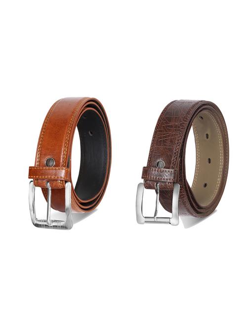 combo pack of multi colored leatherette belts - 19227504 - Very Small Image - 1