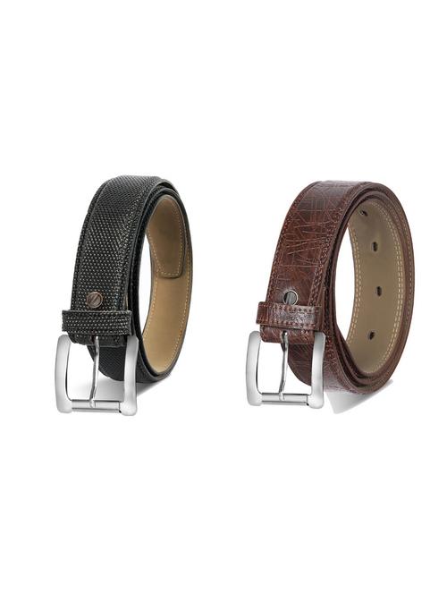 combo pack of multi colored leatherette belts - 19227506 - Very Small Image - 1