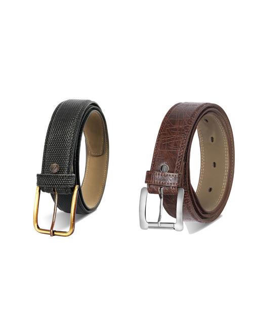 combo pack of multi colored leatherette belts - 19227507 - Very Small Image - 1