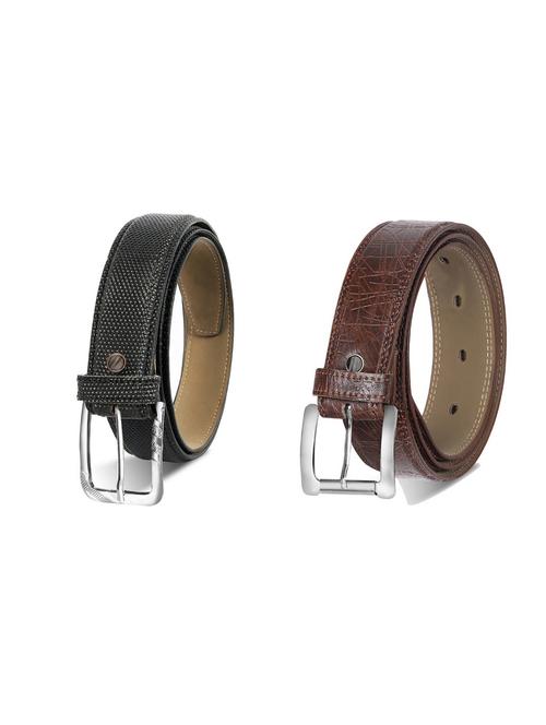 combo pack of multi colored leatherette belts - 19227509 - Very Small Image - 1