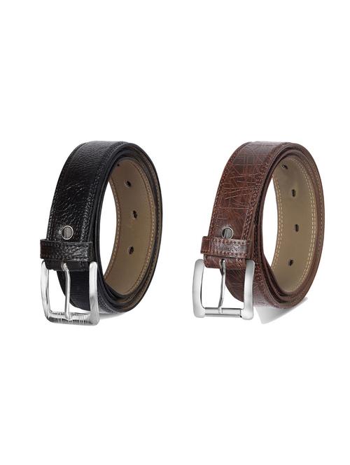 combo pack of multi colored leatherette belts - 19227528 - Very Small Image - 1