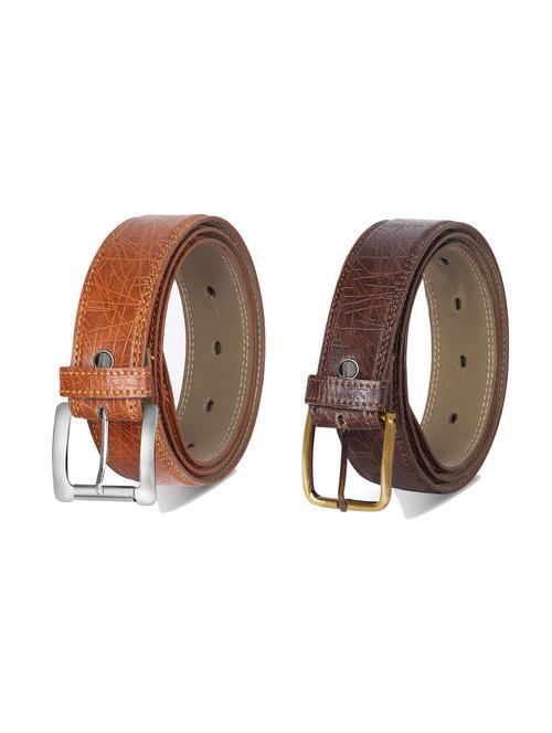 combo pack of multi colored leatherette belts - 19227581 - Very Small Image - 1