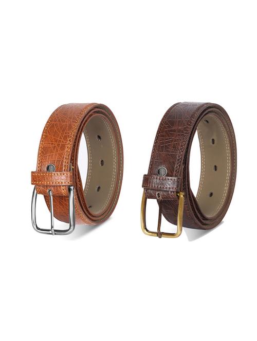 combo pack of multi colored leatherette belts - 19227583 - Very Small Image - 1
