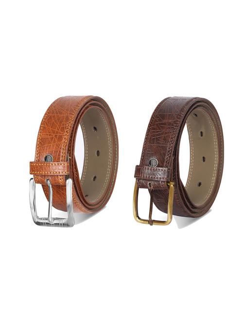 combo pack of multi colored leatherette belts - 19227585 - Very Small Image - 1