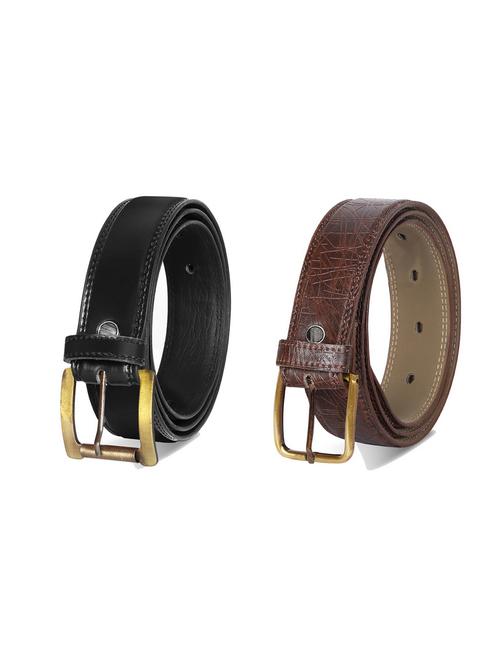 combo pack of multi colored leatherette belts - 19227586 - Very Small Image - 1