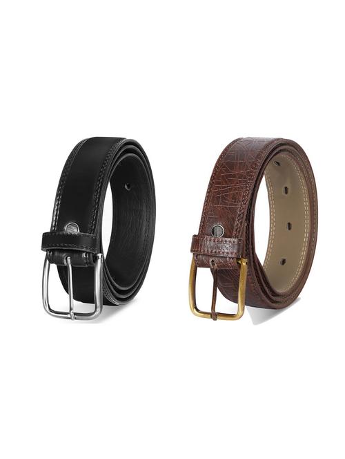 combo pack of multi colored leatherette belts - 19227589 - Very Small Image - 1