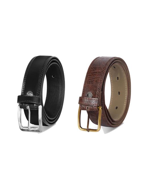 combo pack of multi colored leatherette belts - 19227591 - Very Small Image - 1